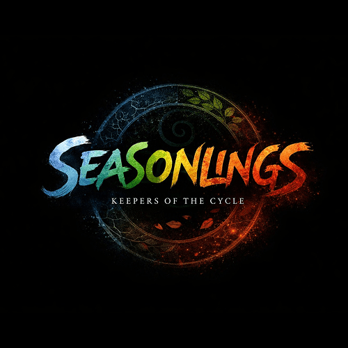 Seasonlings series poster featuring animated characters